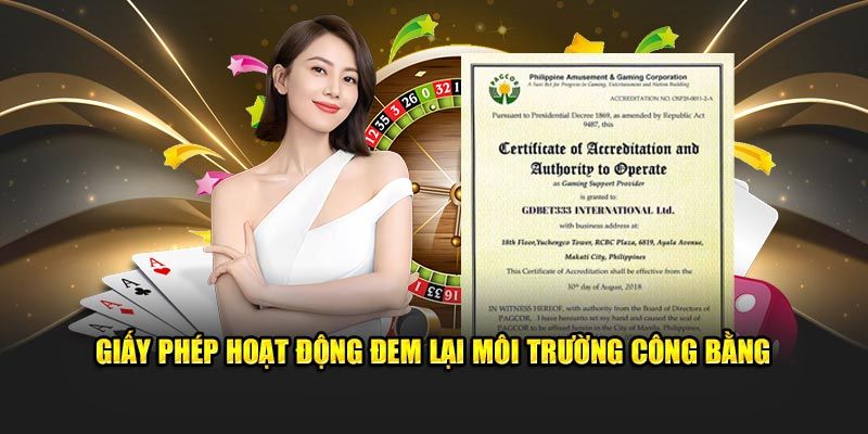 Chứng nhận hoạt động uy tín tại nhà cái Gemwin